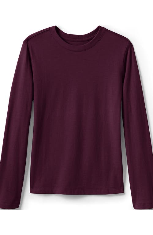 LANDS' END LANDS' END SCHOOL UNIFORM GIRLS LONG SLEEVE ESSENTIAL T-SHIRT