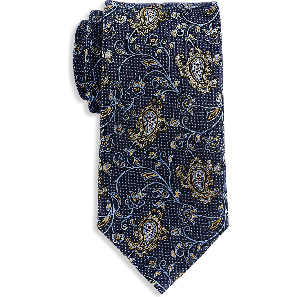 Oak Hill Premium By Dxl Oak Hill Premium Paisley Vines Tie In Navy