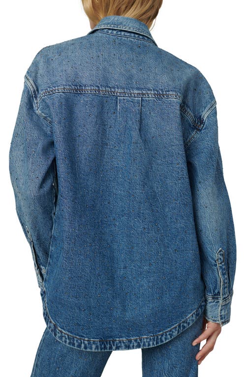 JOE'S JOE'S THE KATRINA STUDDED DENIM SHIRT JACKET 