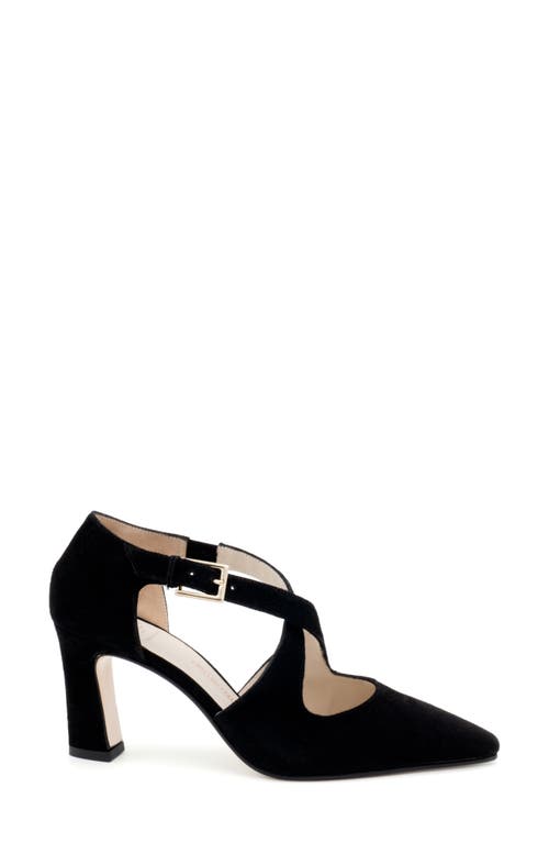Amalfi By Rangoni Ippolito Pointed Toe Pump In Black Cashmere