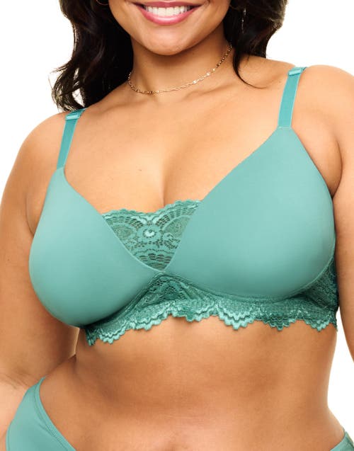Adore Me Jainey Contour Plunge Bra In Green