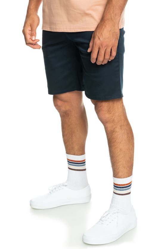 Quiksilver Everyday Union Stretch Shorts In Navy Blazer