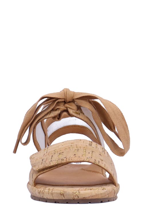 L'amour Des Pieds Devansh Sandal In Natural/gold