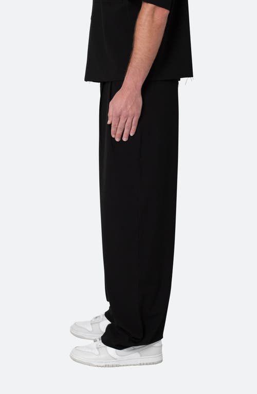 Shop Mnml Baggy Pleated Pants In Black