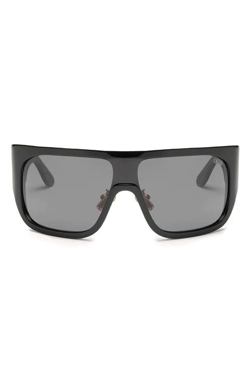 BlockedT 125mm Oversize Shield Sunglasses in Black /Blackout