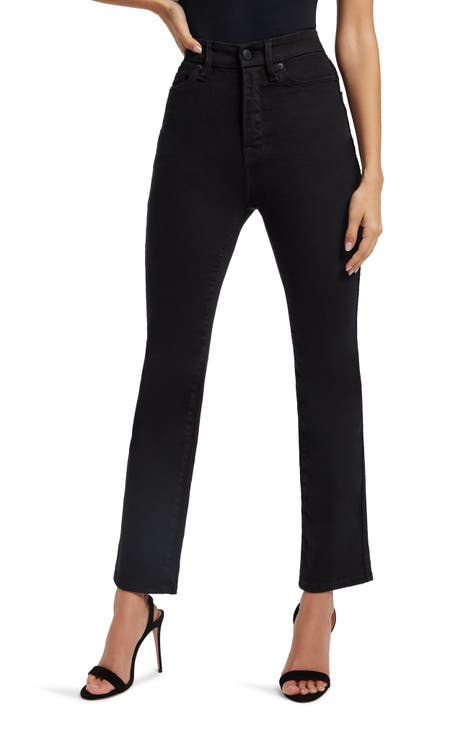 Women's Black High-Waisted Jeans