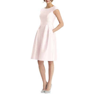 Alfred Sung Cap Sleeve Cocktail Dress, Pink