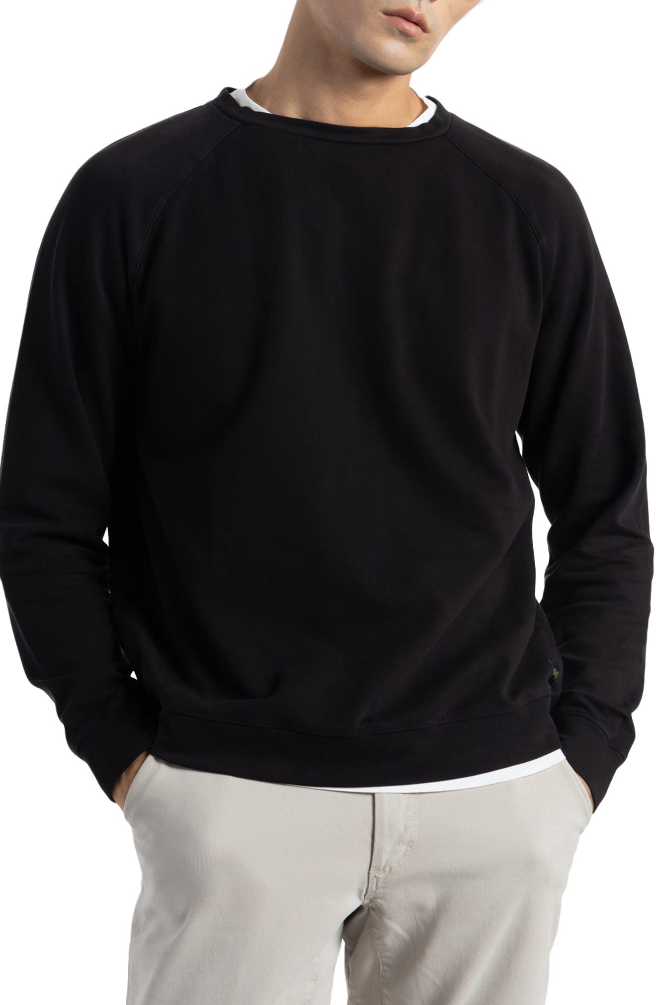 Black Crewneck Sweatshirts for Men 