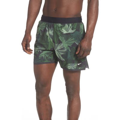 Nike Global Camo Volley Swim Trunks, Green