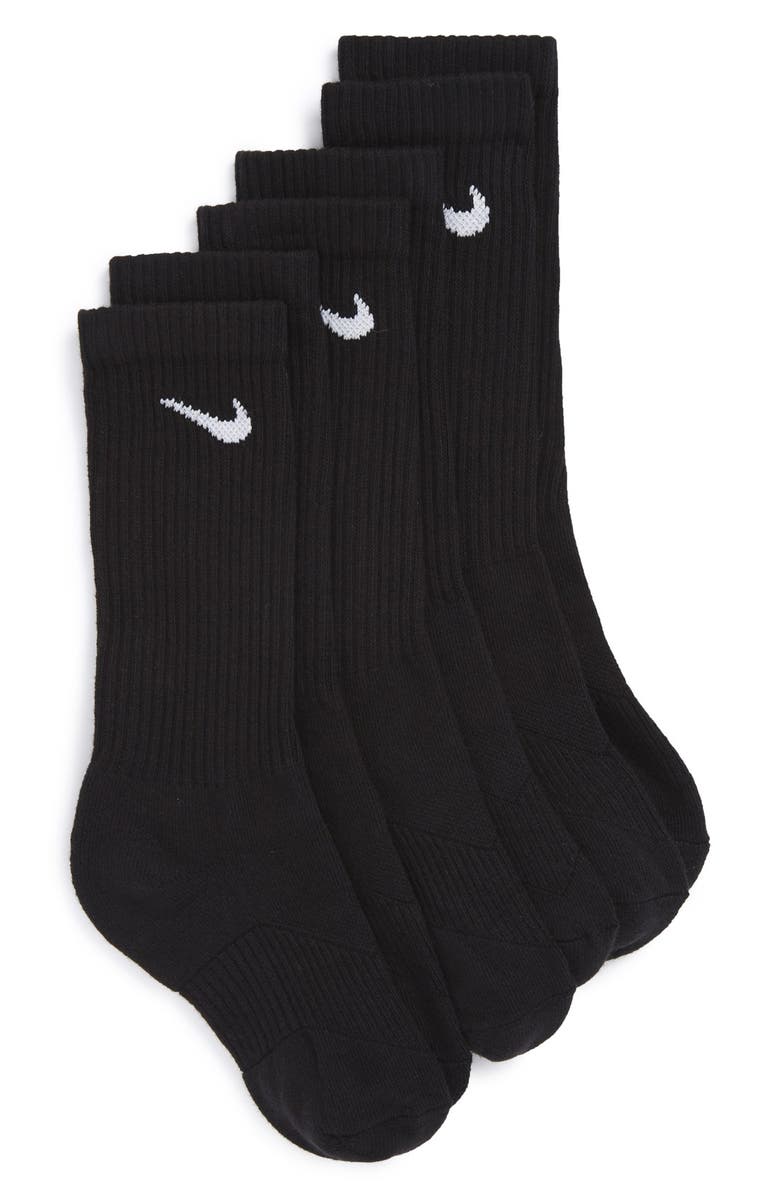 Nike 3-Pack Crew Socks (Big Kid) | Nordstrom