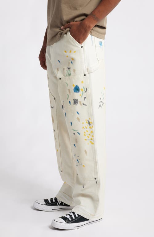 Shop Elwood Industry Painter Pants In Parchment