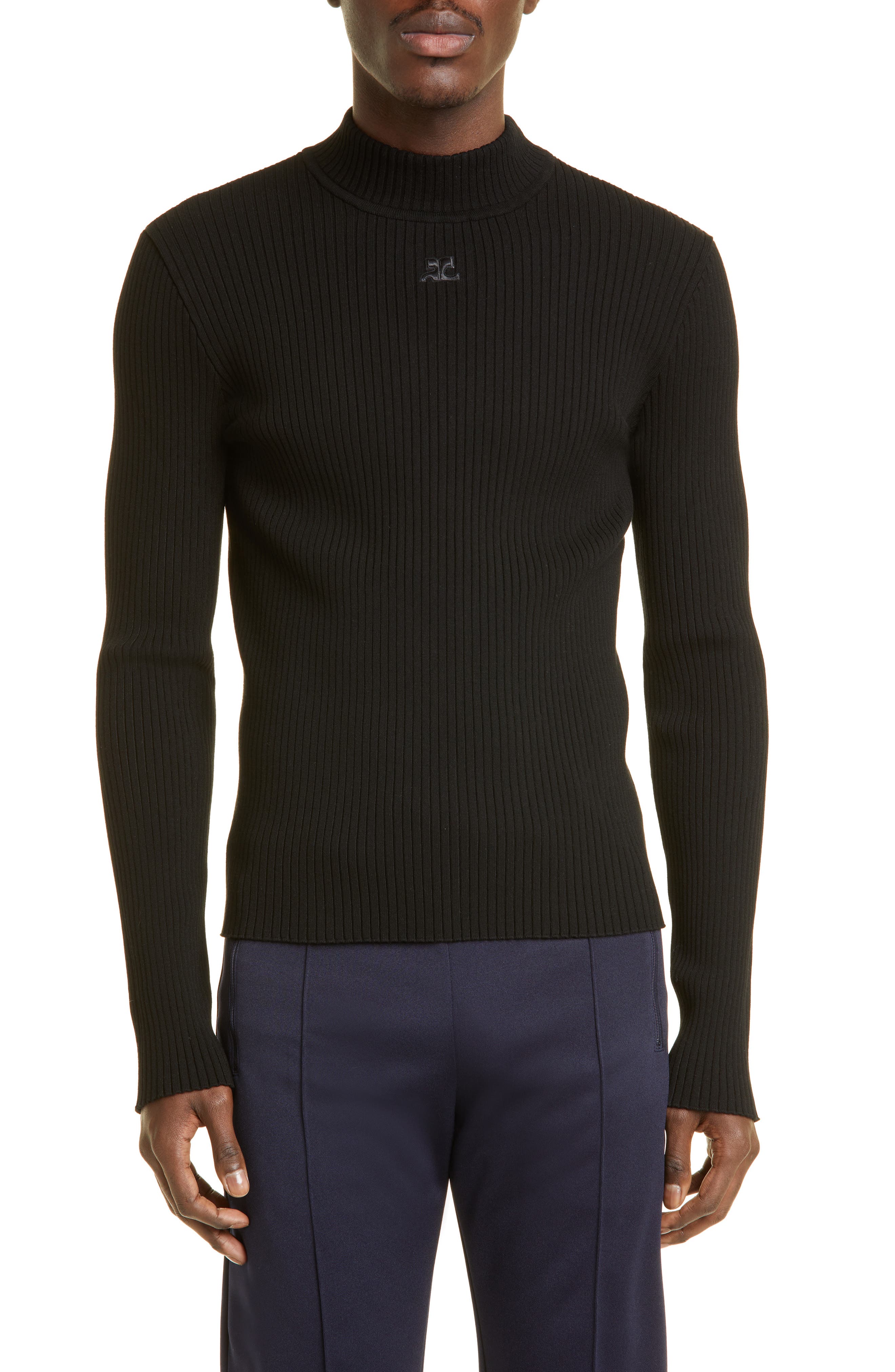 polo mock neck