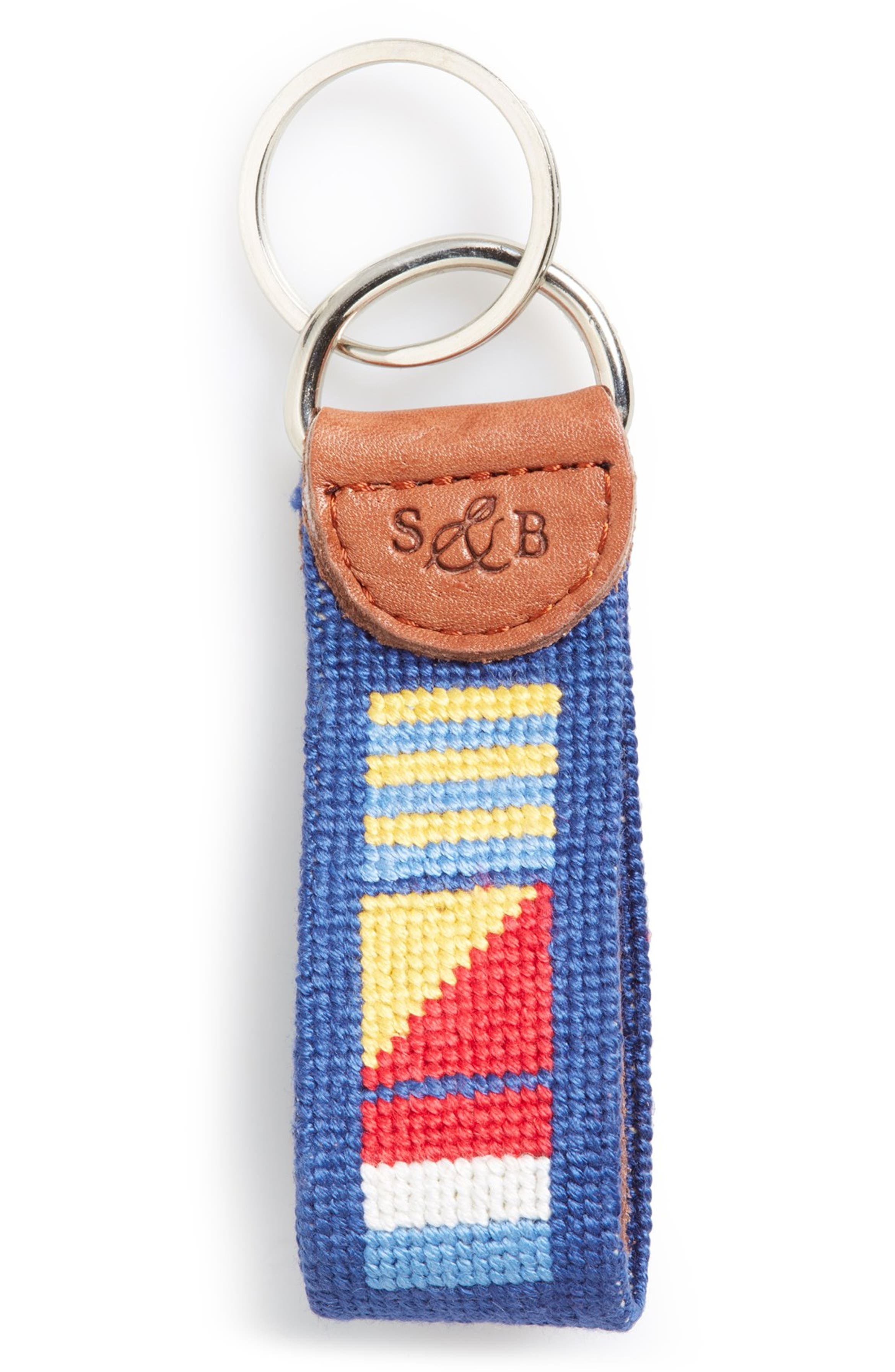 Smathers & Branson 'Got Rum' Needlepoint Key Fob | Nordstrom