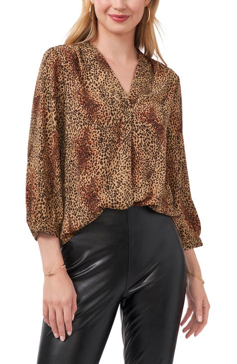 leopard blouses | Nordstrom