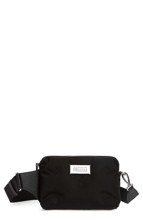 Maison Margiela Mini Glam Slam Sport Nylon Belt Bag in Black