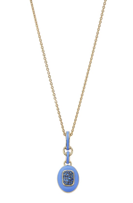 Shop Cast The Stone Charm Necklace In Moonstone