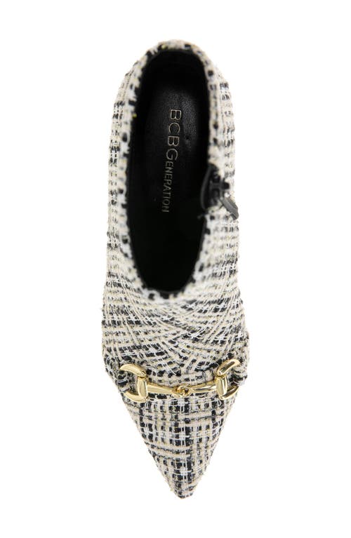 Shop Bcbg Darmena Kitten Heel Bootie In Ivory Multi