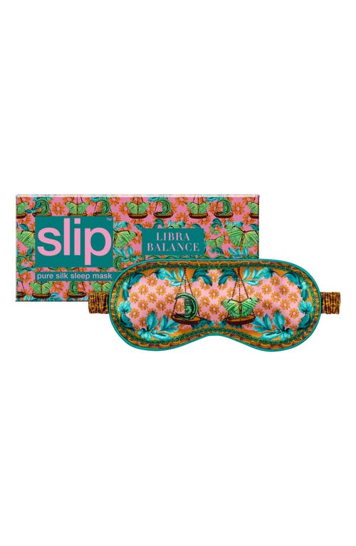 Shop Slip Pure Silk Zodiac Sleep Mask In Libra