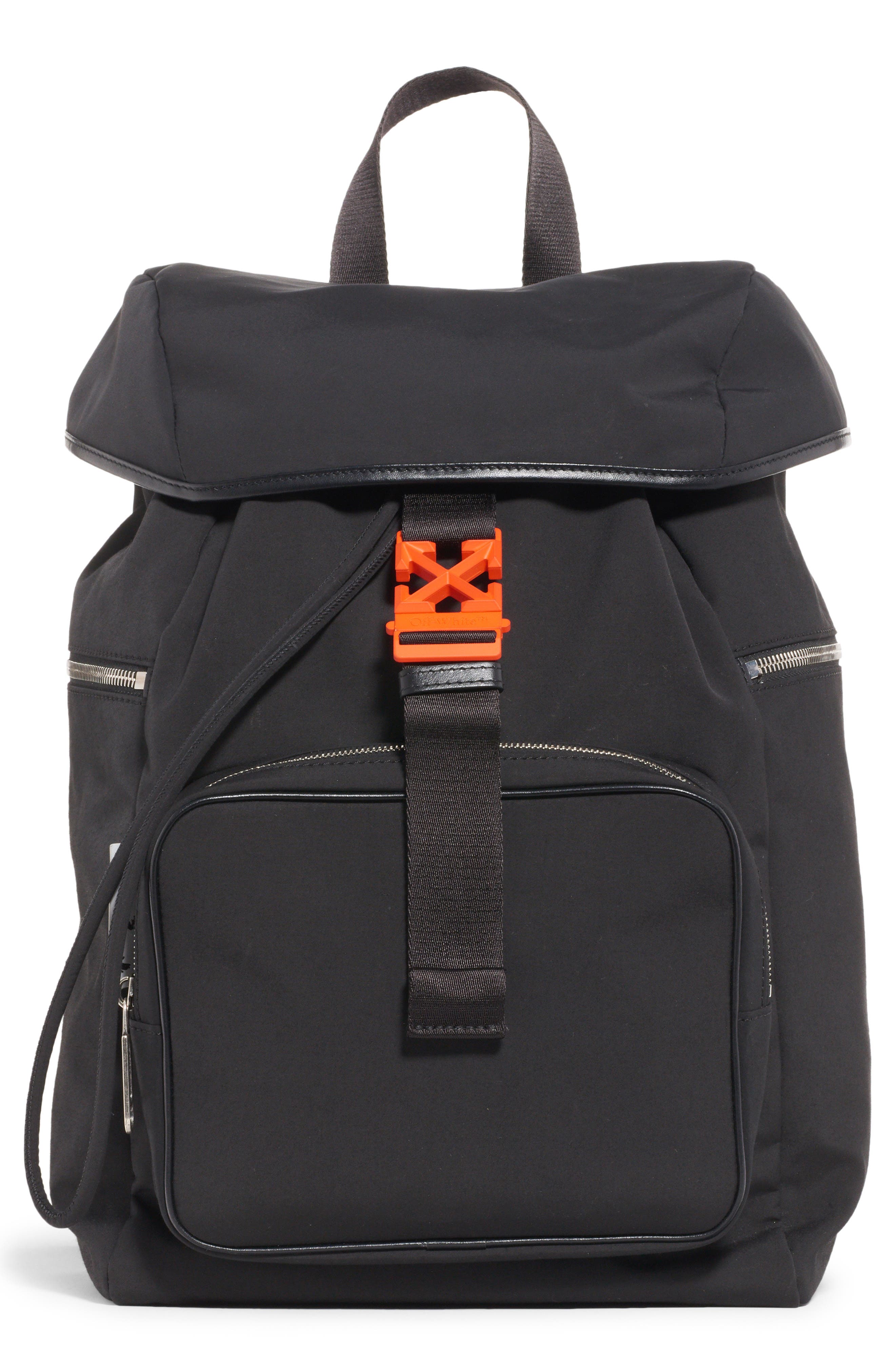 Off-White Arrows Backpack in Black/Black at Nordstrom
