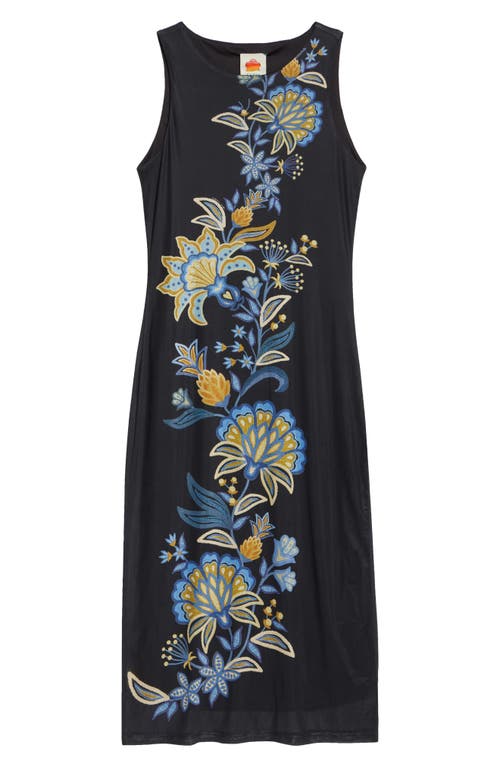 Shop Farm Rio Endless Summer Sleeveless Midi Dress In Navy/placeholder