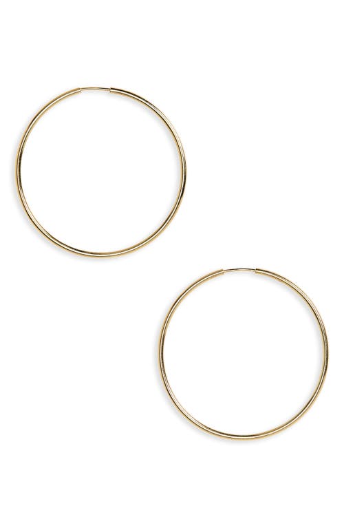 Argento Vivo Sterling Silver Argento Vivo Endless Hoops in Gold
