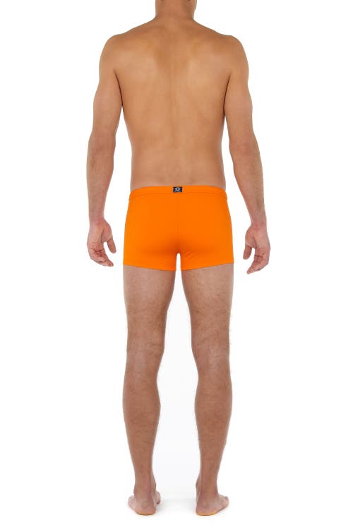 Hom Sea Life Swim Shorts In Orange
