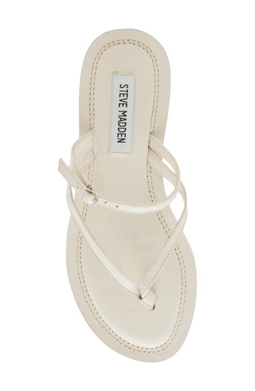 Steve Madden Roca Strappy Sandal In Bone Leather