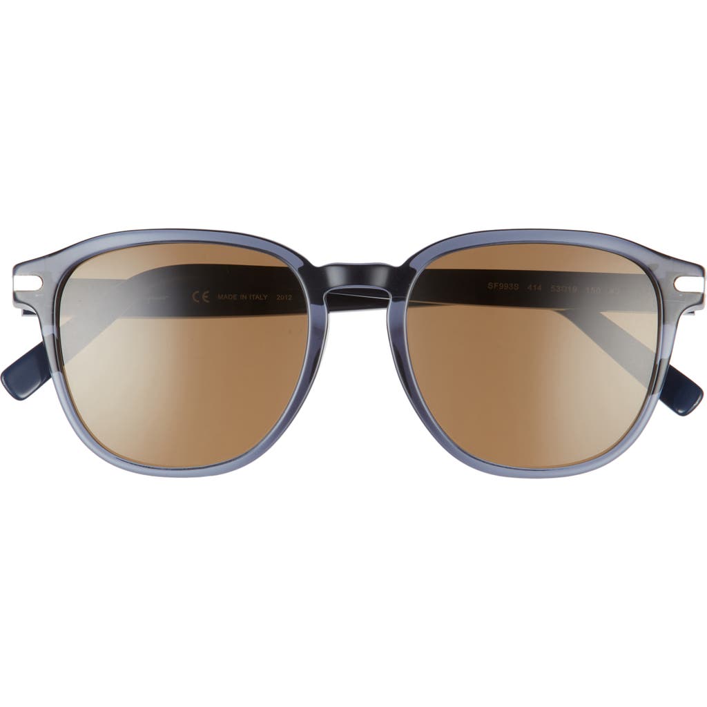 Ferragamo Timeless 53mm Rectangular Sunglasses In Black
