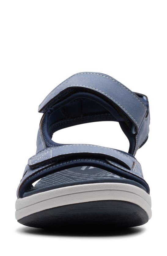 Shop Clarks Mira Bay Sandal In Denim Blue