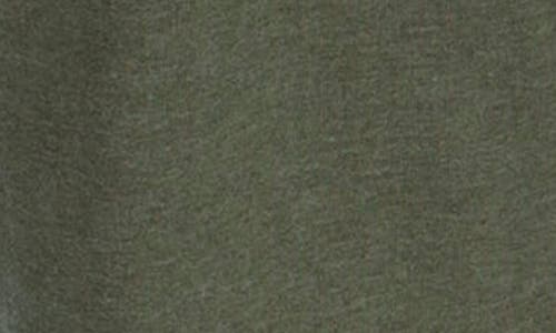 Unsimply Stitched Contrasted Waistband Cuffed Jogger In Heather Green