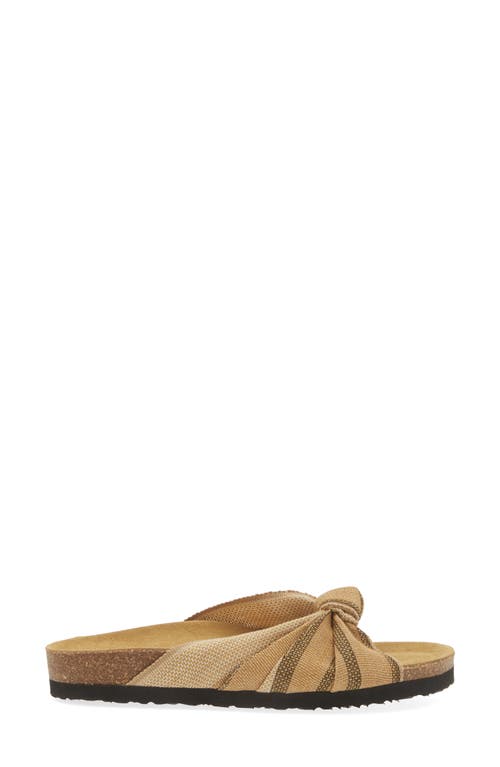 Shop Shekudo Bahia Knot Slide Sandal In Neutral