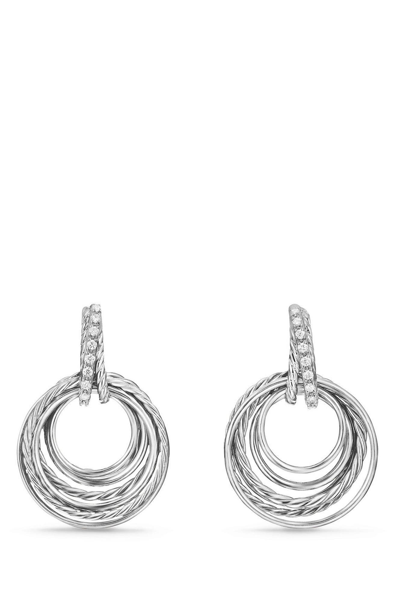 David Yurman Crossover Drop Earrings With Diamonds Nordstrom   Ecbafeec 27f6 4be6 B710 3ab59d080dd3 