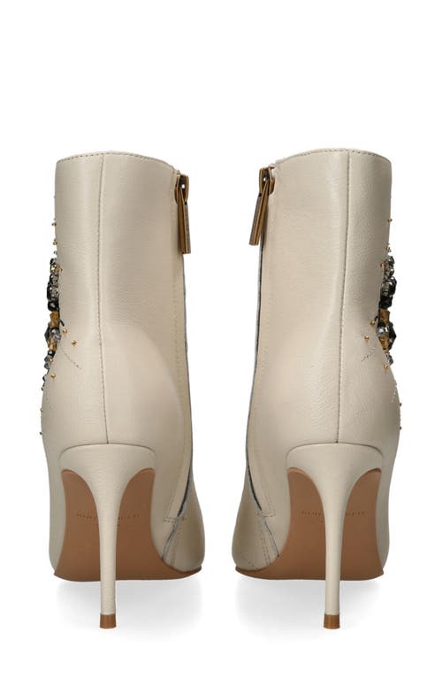 Shop Kurt Geiger London Belgravia Embellished Eye Bootie In Natural