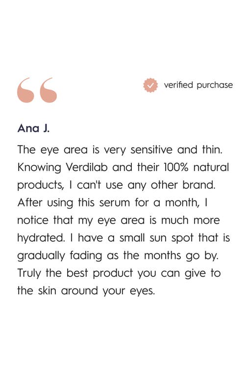 Verdilab Ultimate Lightening Vitamin C Eye Elixir In No Color