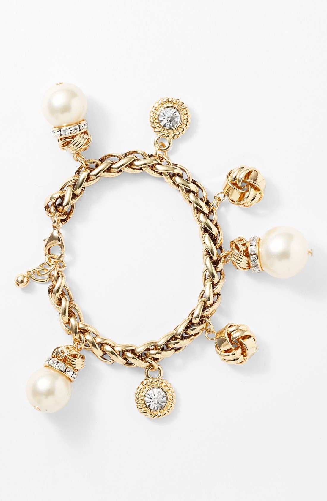 Nordstrom Faux Pearl Charm Bracelet Nordstrom