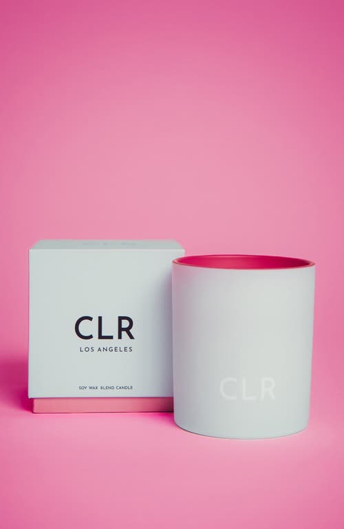 Clr Hot Pink Scented Candle In Hot Pink
