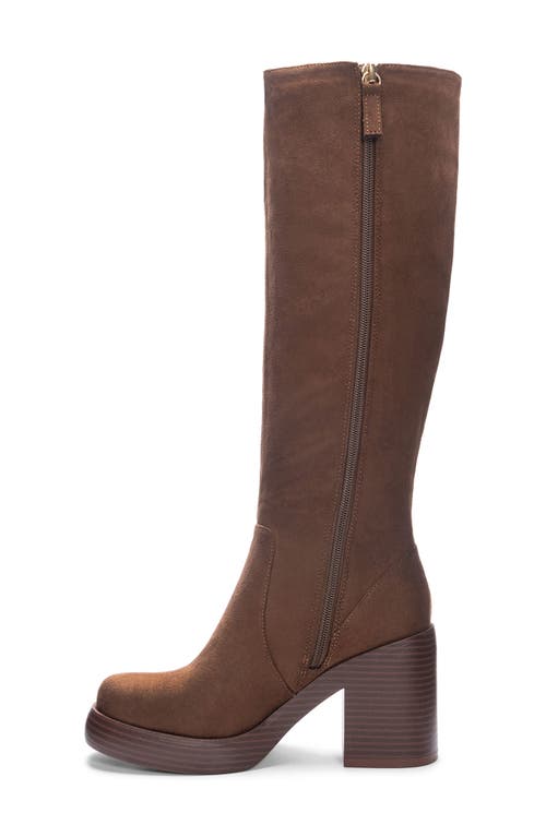 Dirty Laundry Go Girl Platform Boot In Brown