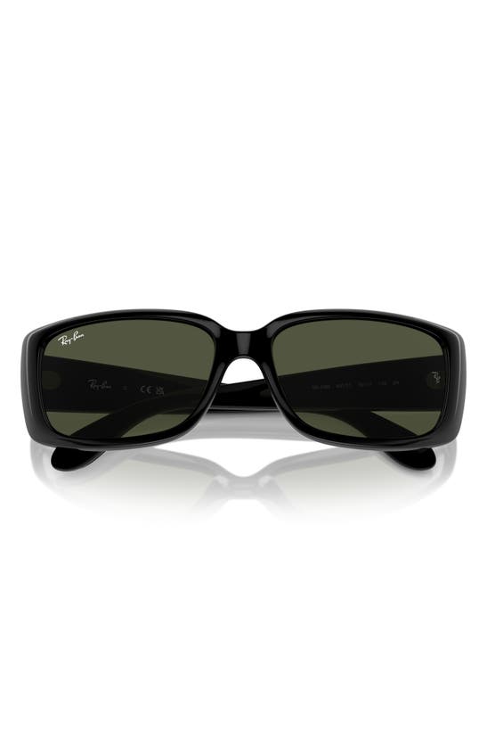 Shop Ray Ban Ray-ban 55mm Polarized Pillow Sunglasses In Black