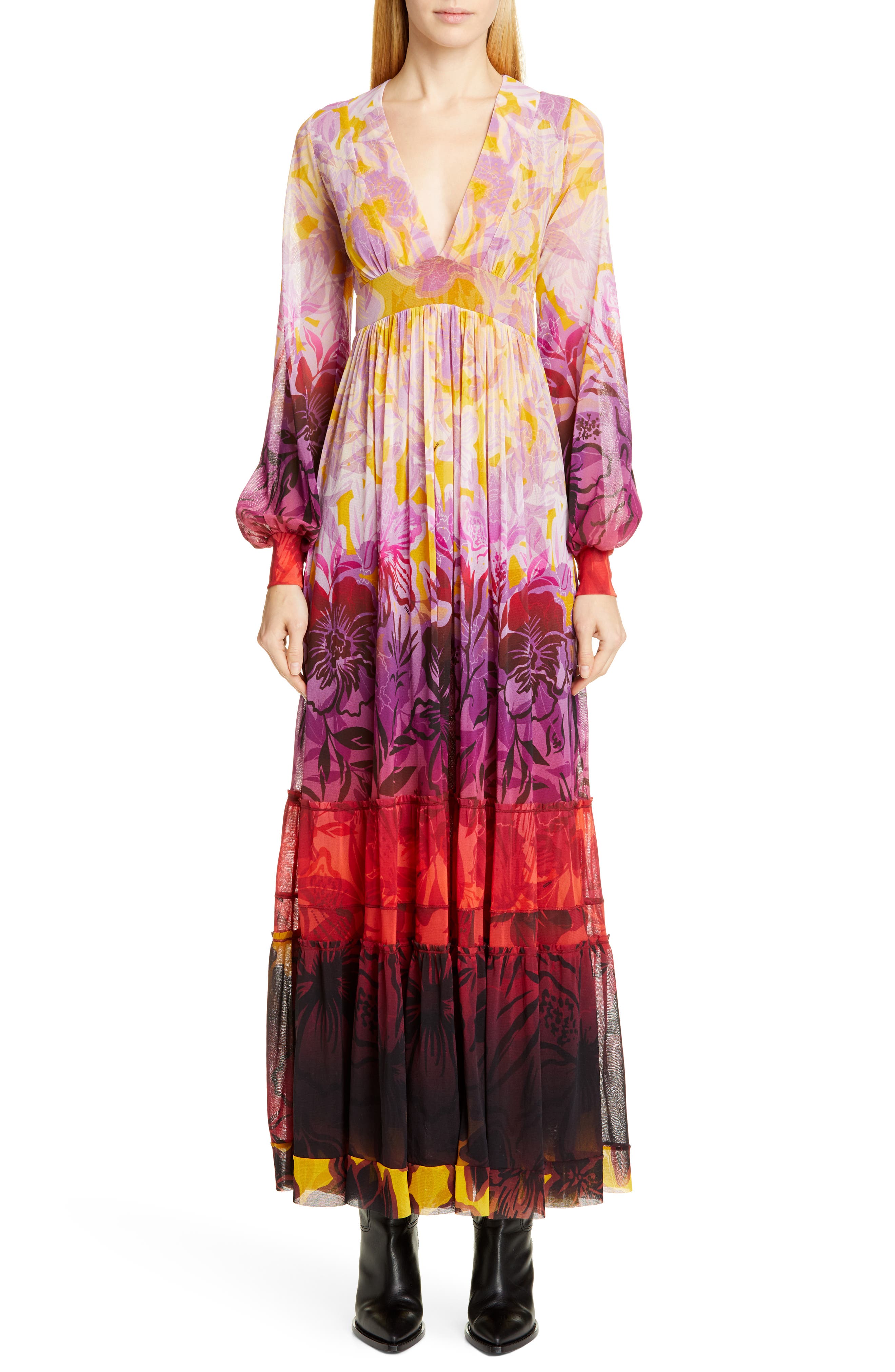 fuzzi maxi dress