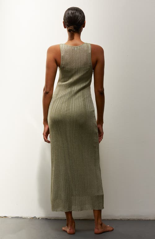 CRESCENT CRESCENT LUREX KNIT DRESS