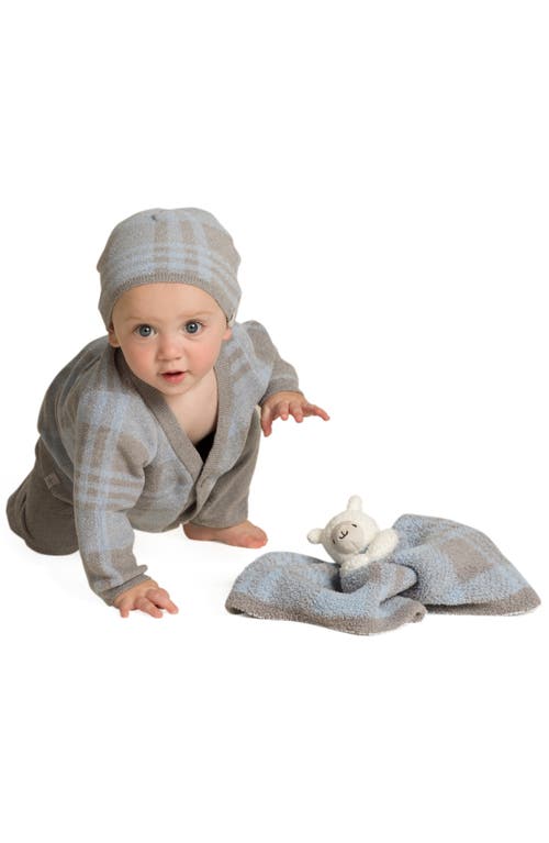 Barefoot Dreams Cozychic Ultra Lite™ Cardigan, Pants, Beanie & Blanket Set In Sky/dove Gray