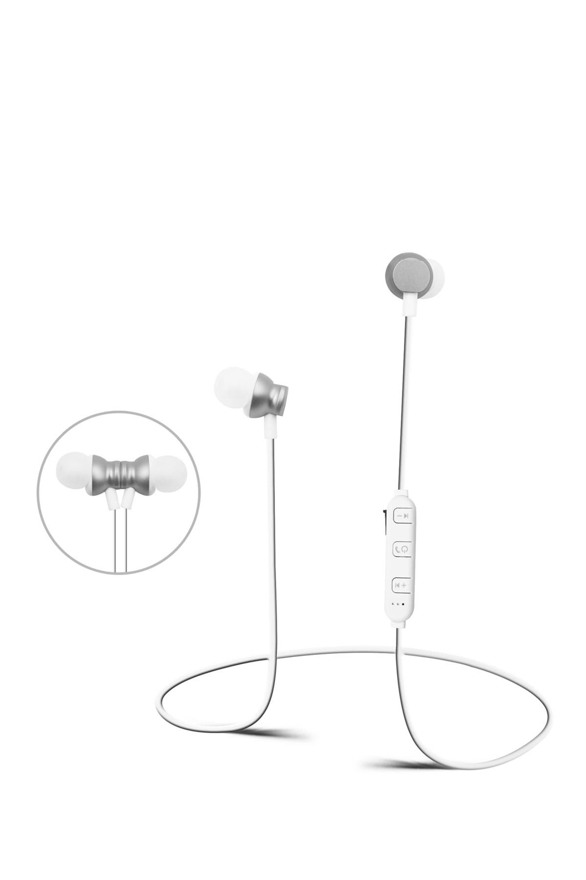 Sharper Image Metallic Wireless Bluetooth Earbuds Silver Nordstrom Rack