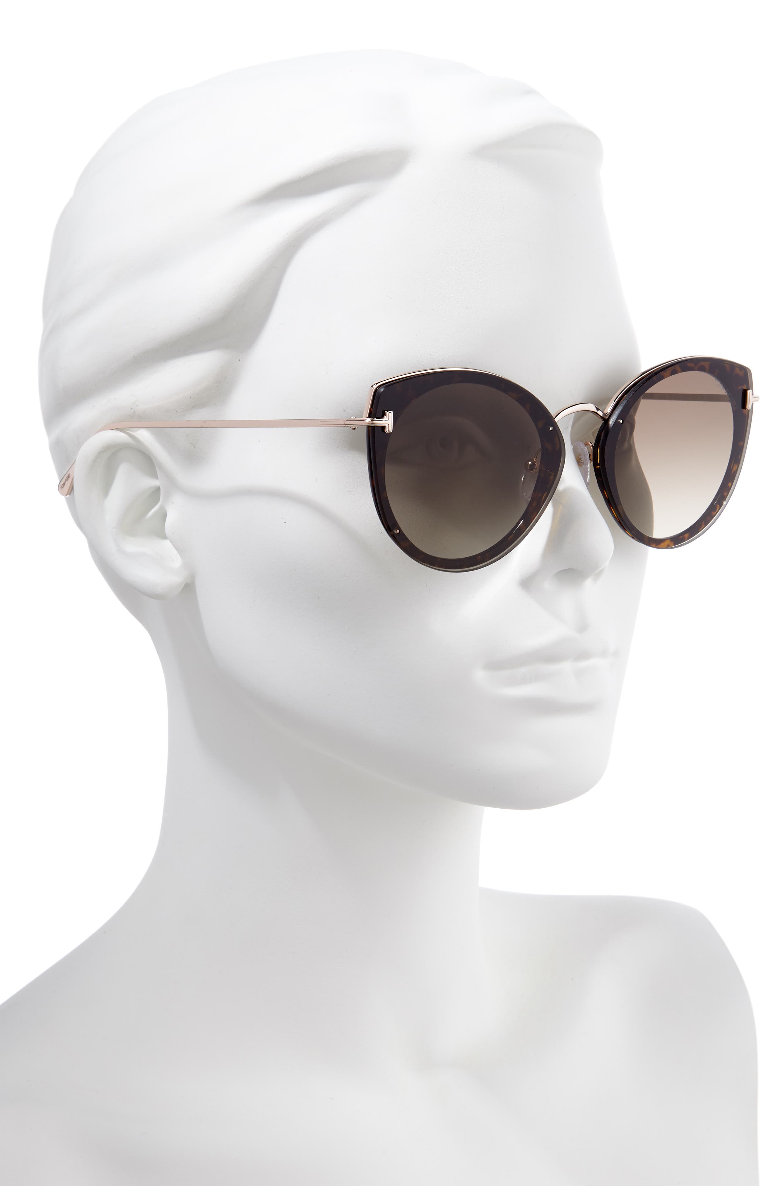 tom ford 63mm cat eye sunglasses