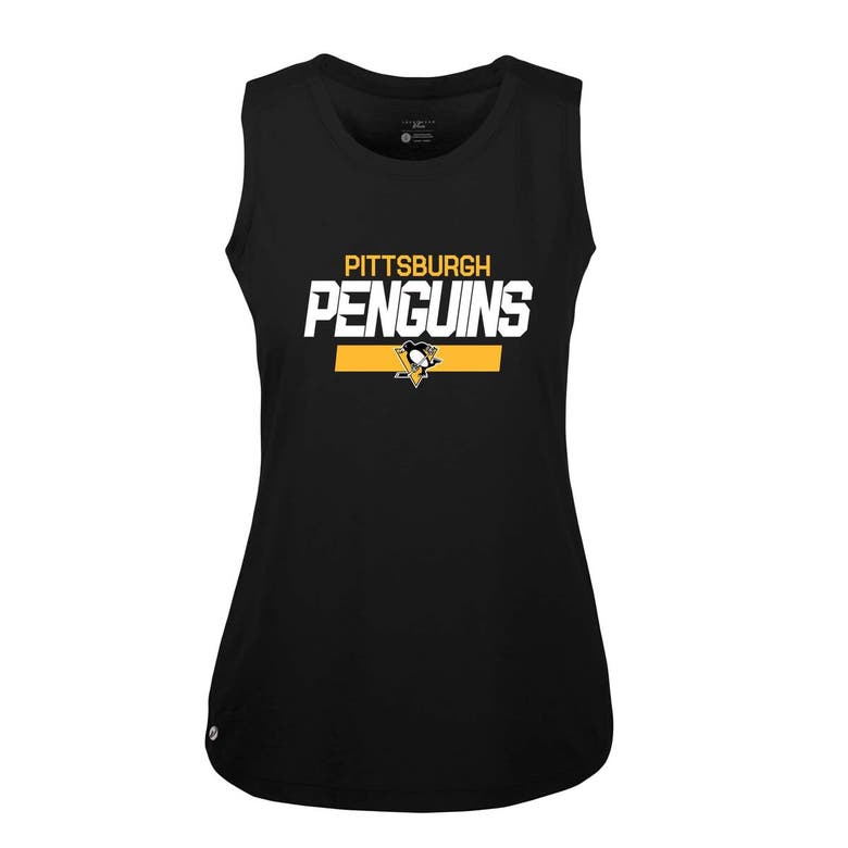 Shop Levelwear Sidney Crosby Black Pittsburgh Penguins Macy Player Name & Number Tank Top