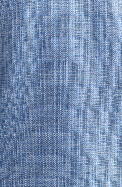 Shop Canali Kei Trim Fit Mélange Wool & Silk Blend Sport Coat In Light Blue