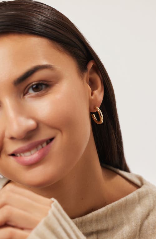 Shop Ana Luisa Chunky Gold C-hoop Earrings