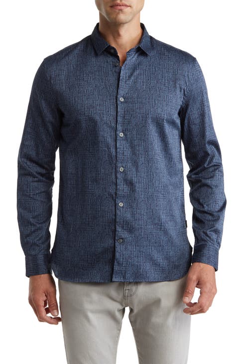Ross Slim Fit Button-Up Shirt