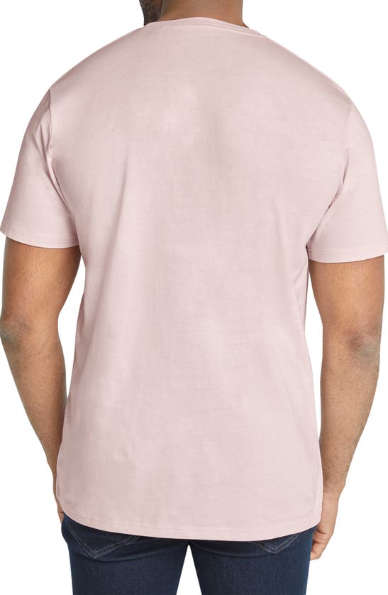 Shop Johnny Bigg Essential Crewneck Cotton T-shirt In Seashell