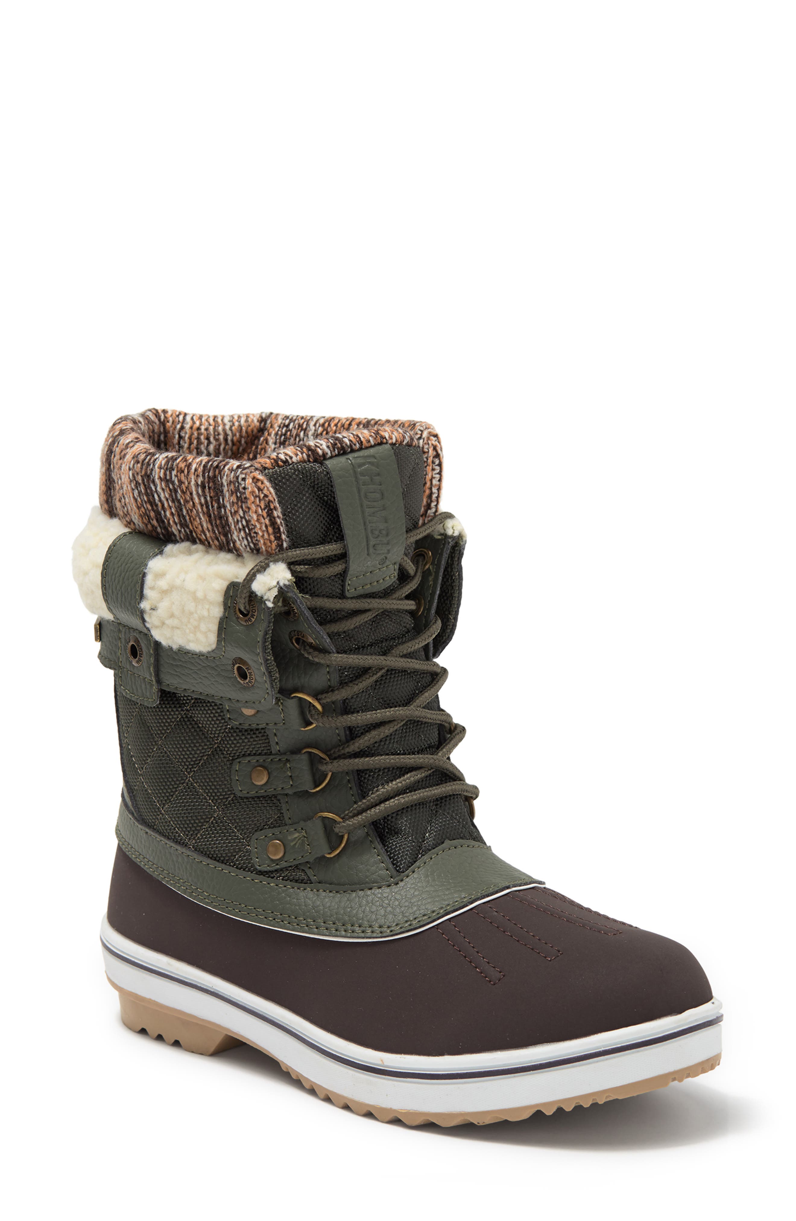 Khombu Ruby Faux Fur Waterproof Boot 