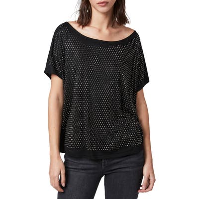 Allsaints Sparkle Tee, Black